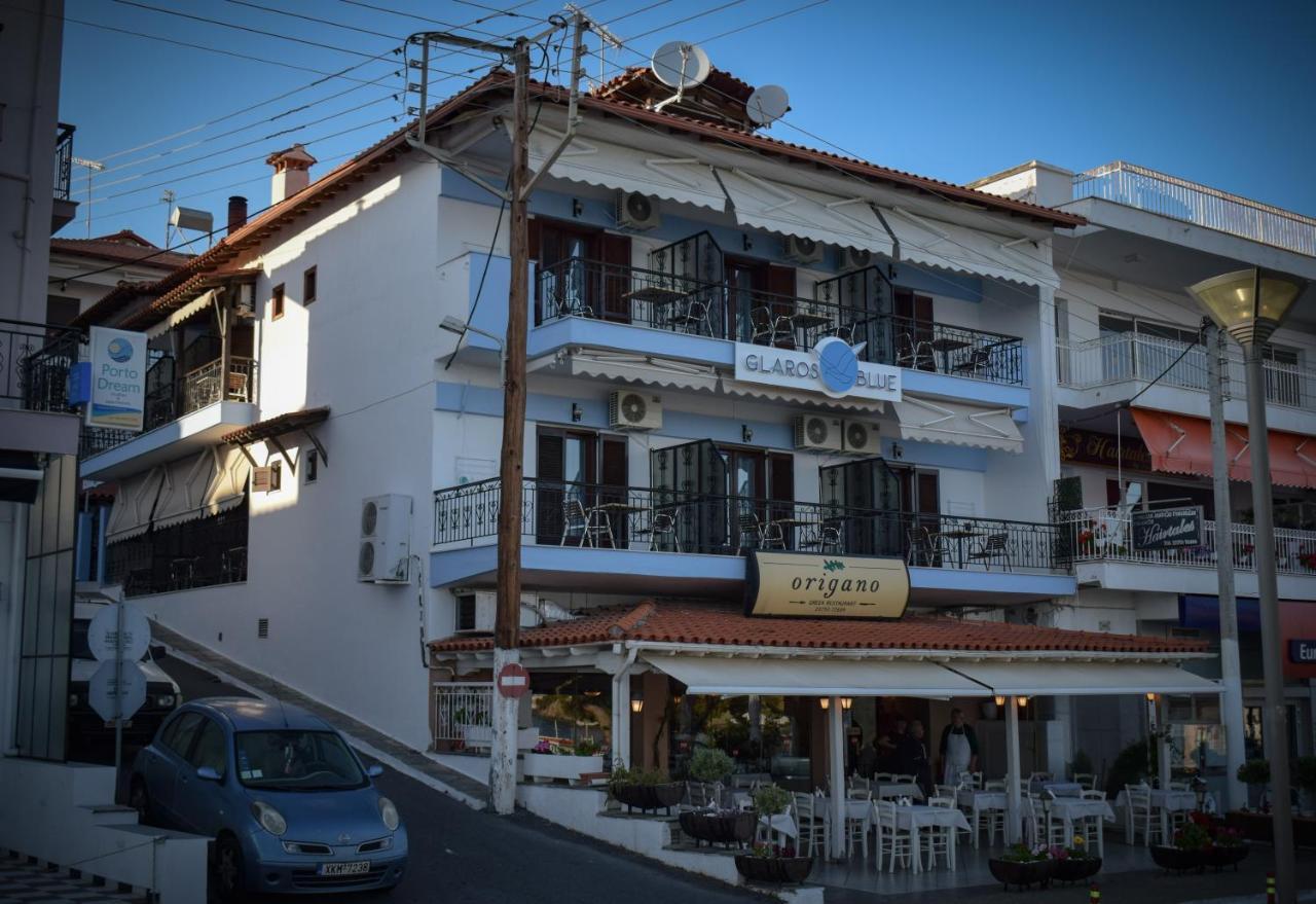 Glaros Blue Hotel Néosz Marmarász Kültér fotó