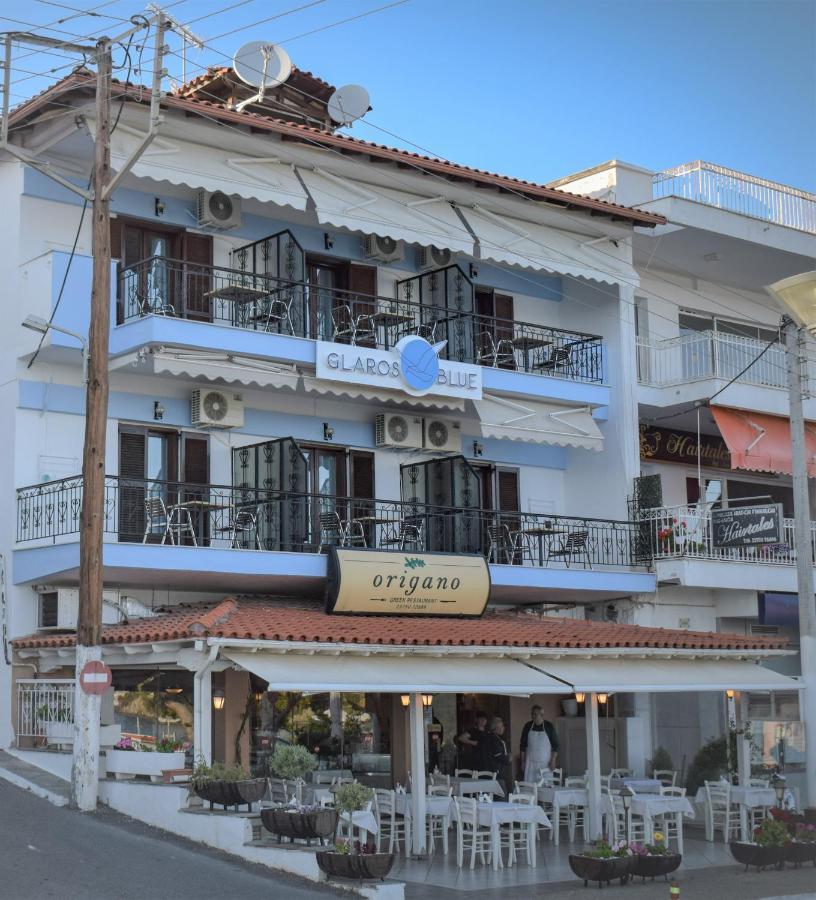 Glaros Blue Hotel Néosz Marmarász Kültér fotó